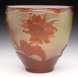 Firepolished Cameo Vase by Galle, offered Jun 2016