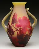 Handled Cameo Glass Vase by Galle, offered Jun 2016