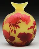 Cameo Glass Vase by Galle, offered Jun 2016