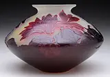 Cameo Glass Vase by Galle, offered Jun 2016