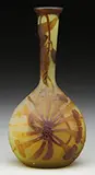 Cameo Glass Banjo Vase by Galle, offered Jun 2016