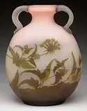Floral Cameo Vase by Galle, offered Jun 2016