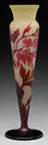 Bleeding Heart Cameo Vase by Galle, offered Nov 2016