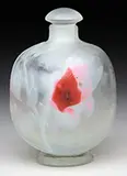 Marquetry Stoppered Bottle by Galle, offered Nov 2016