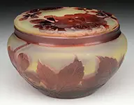 Cameo Covered Box by Galle, offered Nov 2016