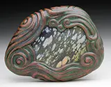 Tiffany Studios, Bronze and Favrile Glass Paperweight