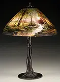 Handel, Stream Scene Table Lamp