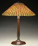 Tiffany Studios, Geometric Table Lamp