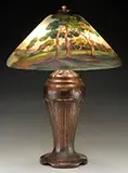 Scenic Table Lamp by Handel, sold Nov 2016