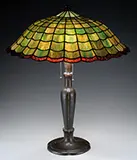 Leaded Table Lamp by Handel, sold Nov 2016