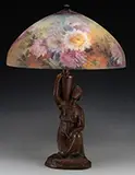 Chrysanthemum Table Lamp by Handel, sold Nov 2016