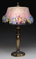Pairpoint, Puffy Floral Boudoir Lamp
