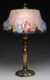 Pairpoint, Puffy Floral Boudoir Lamp