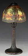 Palm Tree Boudoir Lamp by Handel, sold Nov 2016