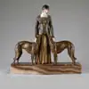 Chiparus, Friends Forever, Outstanding bronze & ivory sculpture by Demtre H