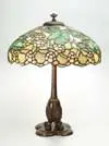 Duffner & Kimberly, Roman” Leaded Glass Table Lamp