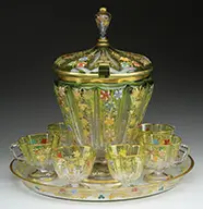 Punch Bowl Set by Mary Moser, offered Aug 2015