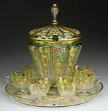 Punch Bowl Set by Mary Moser, offered Aug 2015