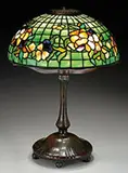 Tiffany Studios, Pansy Table Lamp
