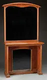 Majorelle, Art Nouveau Mirror and Console