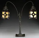 Double Student Lamp by Handel, sold Jun 2017