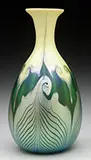 Decorated Vase by Quezal, offered Jun 2017