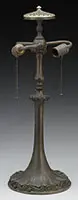 Double Scroll Lamp Base by Tiffany Studios, offered Jun 2017