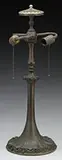 Tiffany Studios, Double Scroll Lamp Base