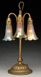 3-Light Lily Lamp by Tiffany Studios, offered Jun 2017