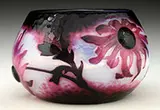 Fire-Polished Martele Vase by Daum, offered Jun 2017