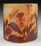 Cameo Glass Vase by Galle, offered Jun 2017