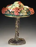 Pairpoint, Puffy Grape Table Lamp