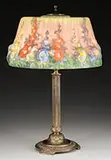 Pairpoint, Puffy Gladioli Table Lamp