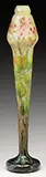 Cameo and Enamel Floral Vase by Daum, offered Jun 2017