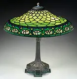 Water Lily Table Lamp by Duffner & Kimberly, sold Jun 2017