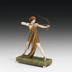 Diana by Ferdinand Preiss, offered Mar 2022