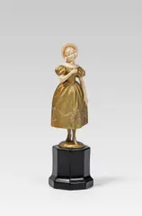 Figure by Ferdinand Preiss, bronze, ivory; monogrammed, offered Nov 2016