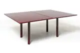 Afra & Tobia Scarpa, 'NIBAY' DINING TABLE FOR GAVINA, Folding and extendable structure. This table has been newly lacquered