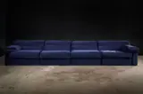 Afra & Tobia Scarpa, 'ERASMO' SOFA FOR B&B ITALIA, Newly upholstered in Rubelli fabric