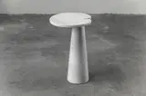 Angelo Mangiarotti, 'EROS' SIDE TABLE FOR SKIPPER, Carrara marble table. Part of the Eros series and produced for Skipper