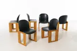 Afra & Tobia Scarpa, SIX 'DIALOGO' CHAIRS FOR B&B ITALIA