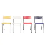 Clement Meadmore, HARLEQUIN SET OF FOUR CORDED CHAIRS