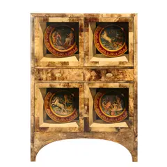 Aldo Tura, 'TROMPE L'OEIL' COCKTAIL CABINET