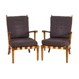Schulim Krimper, PAIR OF ARMCHAIRS