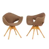 Grant Featherston, PAIR OF 'CONE' DINING CHAIRS