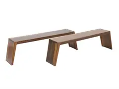 Schulim Krimper, TWO BENCH SEATS, Walnut