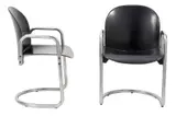Afra & Tobia Scarpa, SET OF EIGHT DIALOGO DINING CHAIRS FOR B&B ITALIA