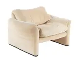 Vico Magistretti, 'MARALUNGA' ARMCHAIR FOR CASSINA