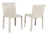 Mario Bellini, SET OF EIGHT '412 CAB' CHAIRS FOR CASSINA