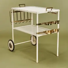TWO TIER AUTO TROLLEY by Mathieu Matégot, sold Jul 2019